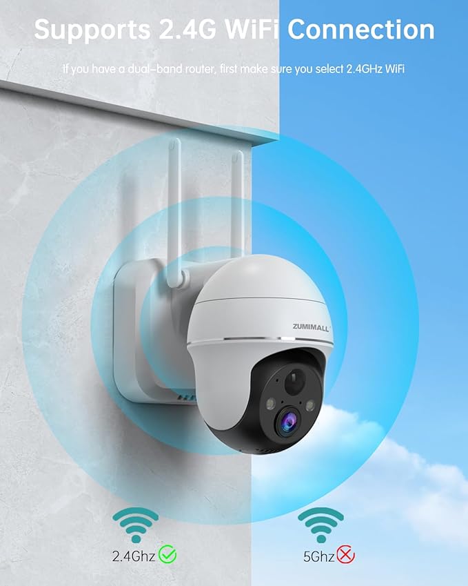 ZUMIMALL Security Cameras Wireless Outdoor, 2K Battery Powered Cameras - Image 4