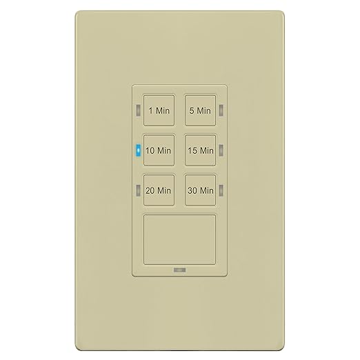 TG Countdown Timer Switch for Bathroom Fans and Household Lights, by TG