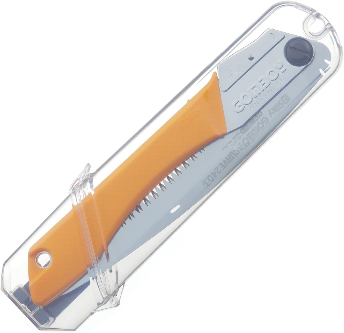 Silky - 717-24 GomBoy Curve Professional Folding Saw 240mm, Large Teeth Yellow
