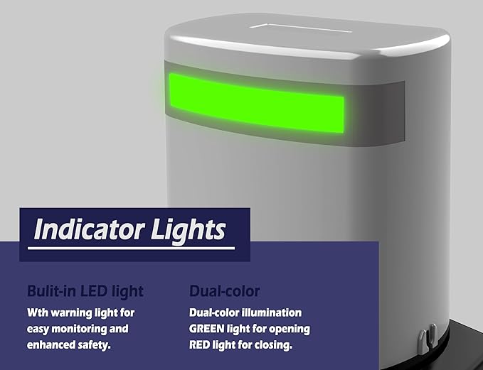 Blütezeit 1400lb Sliding Gate Opener, Solar Power | WiFi Control | Built-in - Image 3
