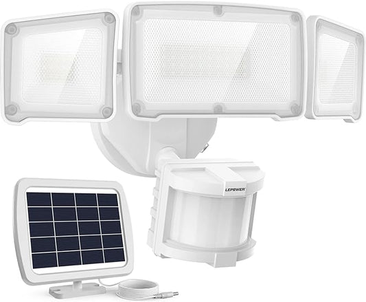 LEPOWER 1600LM LED Solar Security Lights Motion Outdoor, Motion Sensor Light by LEPOWER