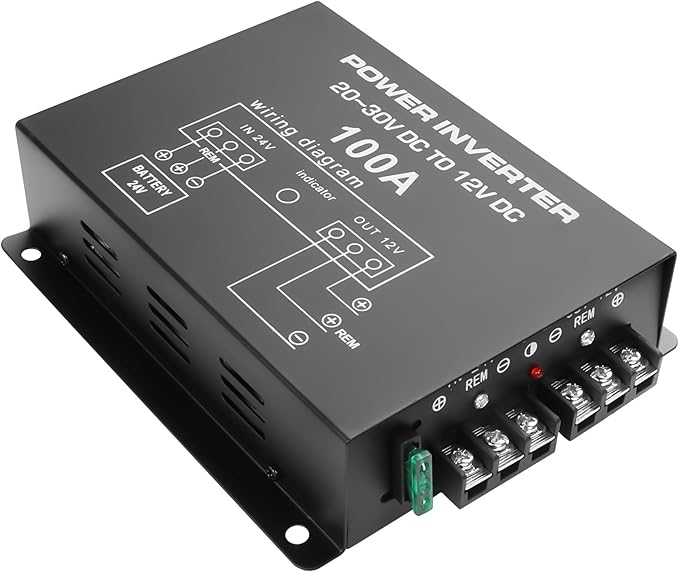 XMSJSIY DC 24V to 12V Step-Down Voltage Converter 100A 1200W DC 20-30V to 12V by XMSJSIY