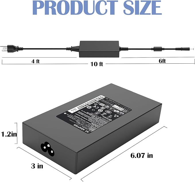 180W 130W AC Charger Adapter Fit - Image 3
