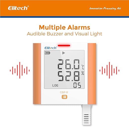 Elitech Digital Temperature Humidity Data Logger Medical Refrigerator - Image 4
