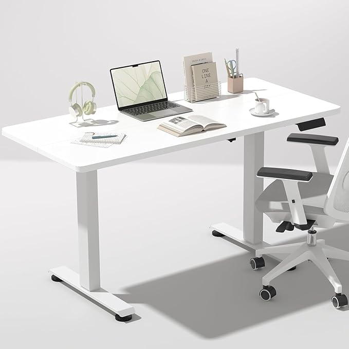 Veken 47.2 Inch Electric Standing Desk, Height Adjustable Sit Stand Up by Veken