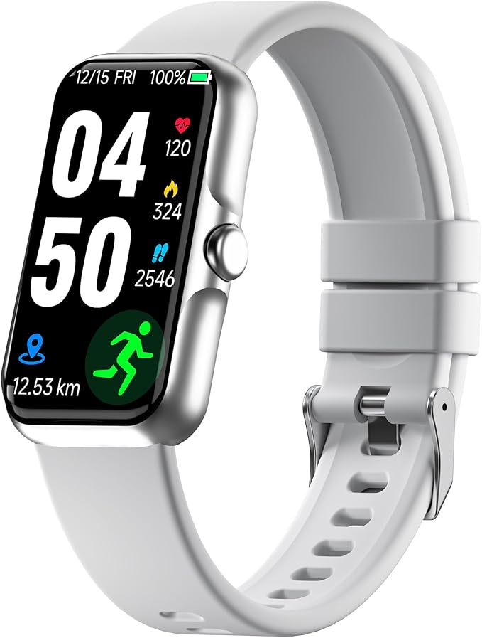 JYUAJOI Fitness Tracker with 24/7 Continuous Heart Rate, Blood Oxygen Monitor by JYUAJOI