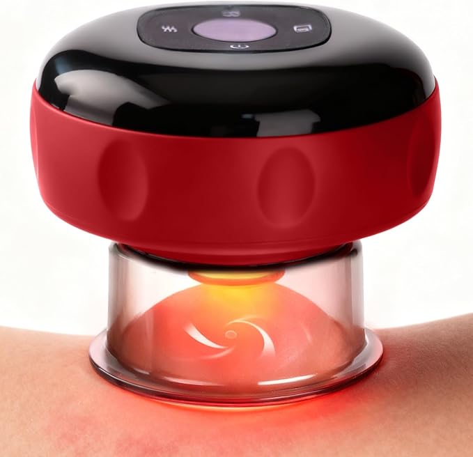 Red Light Cupping Therapy, 5 In 1 Smart Electric Cupping Device Kit by Unknown