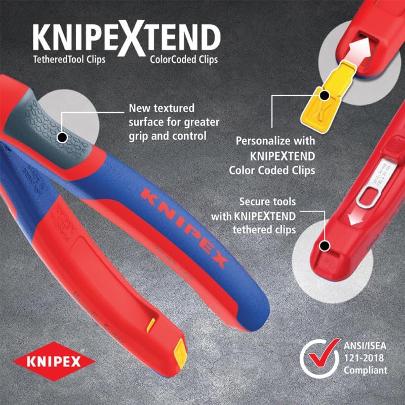 KNIPEX Tools 82 02 150 SBA TwinGrip Pliers, 6"