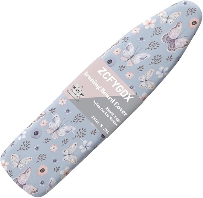 ZCFYGDX Butterfly Cherry Blossom Print Ironing Board Cover Decor by ZCFYGDX