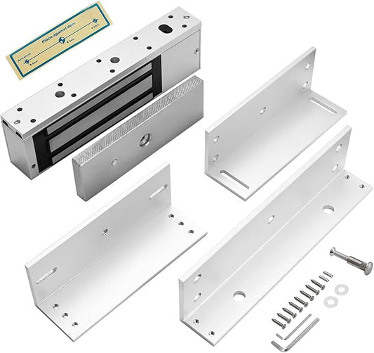 Electric Magnetic Lock with Z and L Bracket 500KG 1200LBS Holding Force by NCLTHS