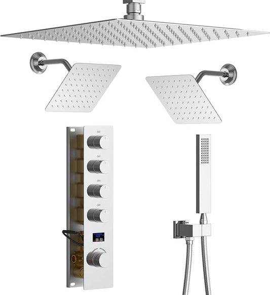 KATAIS Polished Chrome Shower System by KATAIS