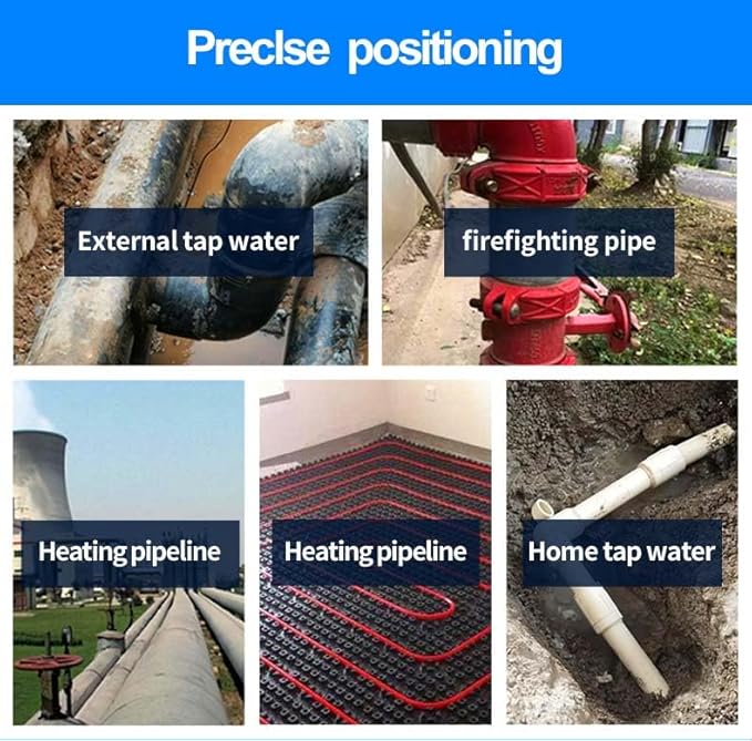 PQWT L4000 Underground Water Leak Detectors Indoor Outdoor Wall Water Pipe - Image 4