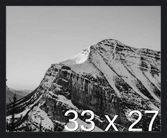 Frame It Easy 33 x 27 Black Wood Frame by FrameItEasy