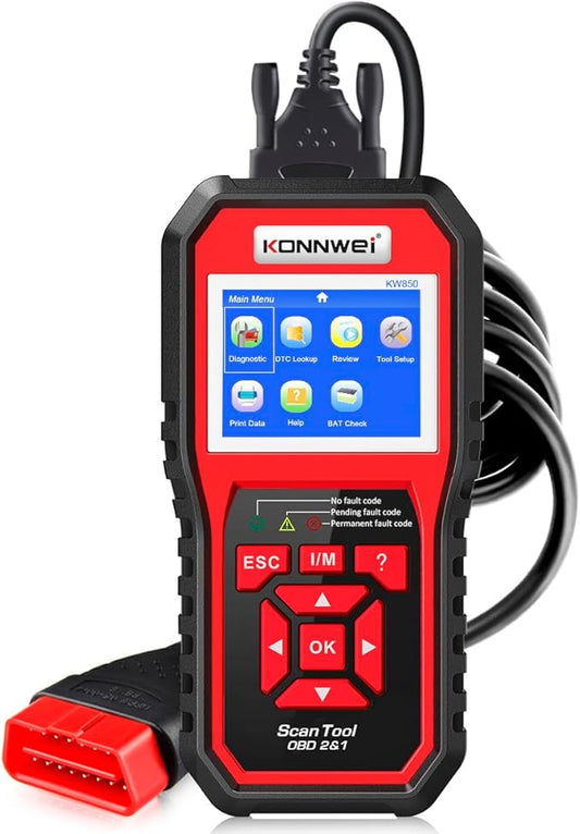 KONNWEI KW850 Professional OBD2 Scanner Auto Code Reader Diagnostic Check by KONNWEI
