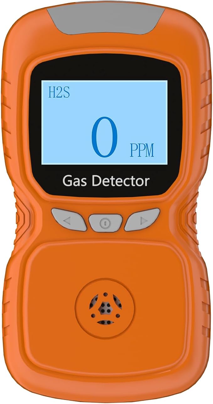 XLA Alert Clip Single Gas H2S Monitor, H2S Monitor Digital H2S Monitor by XLA+Alert
