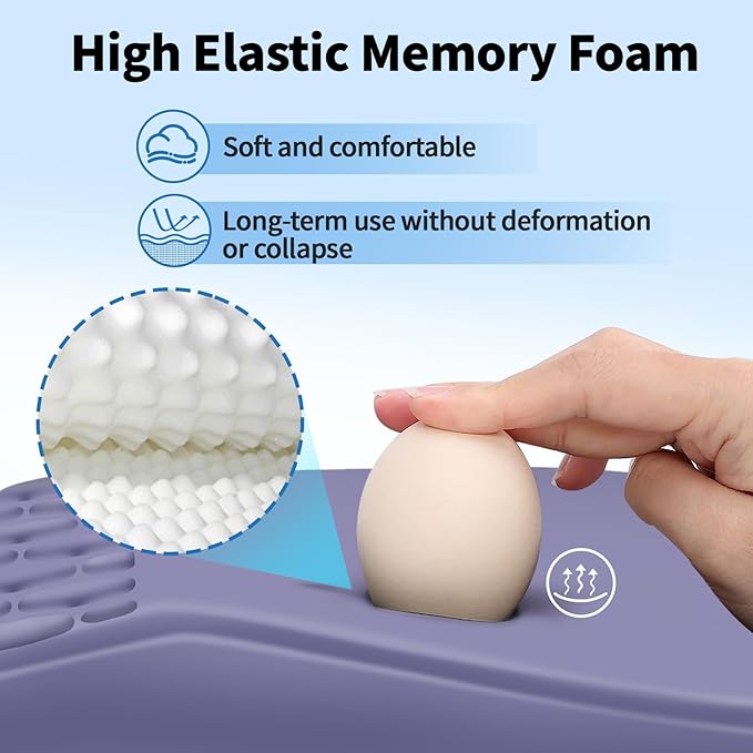YIWEI Ergonomic Mouse Pad with Wrist Rest - Image 3