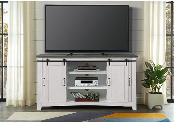 Martin Svensson Home Rustic 65” Solid Wood TV Stand - Image 5
