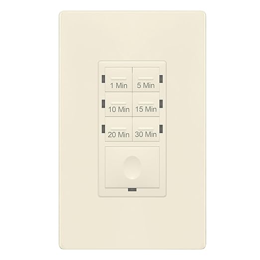 ENERLITES 30-Minute Countdown Timer Switch, 1-5-10-15-20-30 Min, by Enerlites