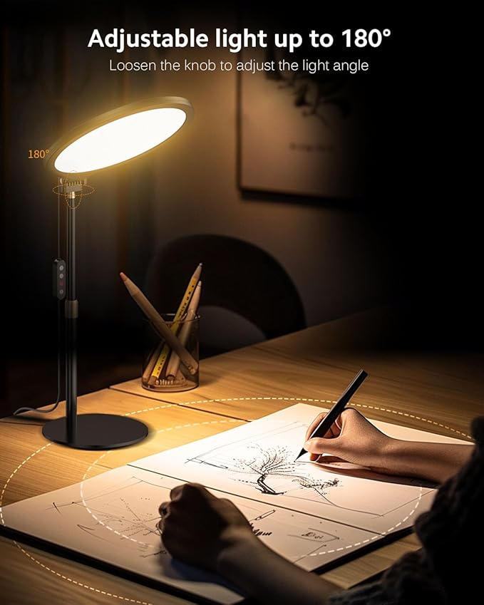 Ring Light with Stand for Zoom Meetings, 360° Rotate 10.5" Zoom Lighting for - Image 5