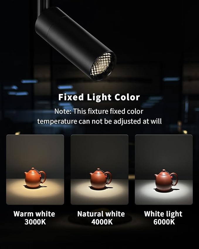 Gpaillumic Zoomable LED Ceiling Spotlight Fixture, Flush Mount Adjustable - Image 7