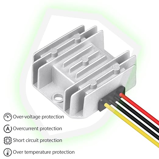 LeMotech DC 12/24v to 5v Converter 5A 25W Step Down Converter Voltage Regulator - Image 5