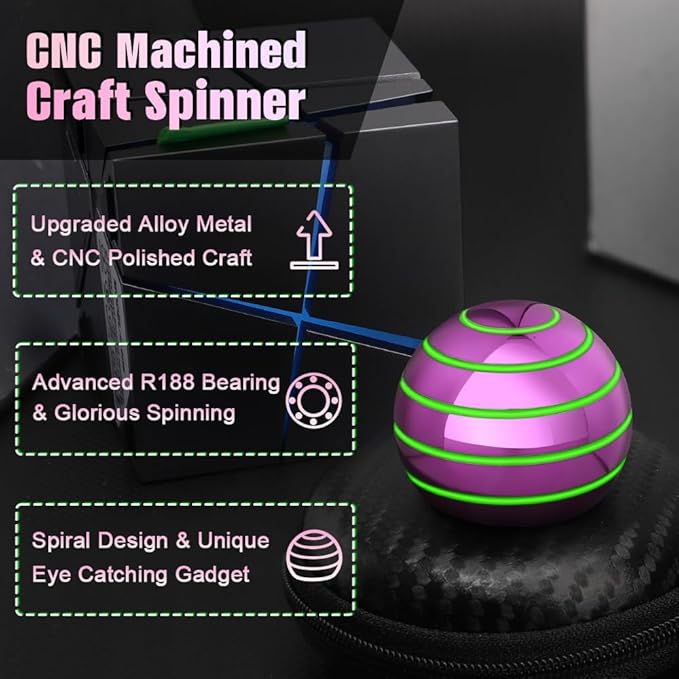 Luminous Desk Spinning Ball Toys - Image 2