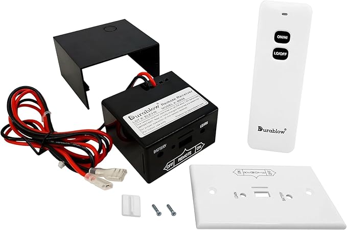Durablow TS1001 Gas Log/Fireplace On/Off Remote Control Kit by Durablow