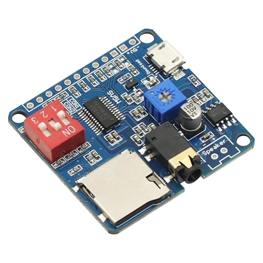 2PCS Voice Sound Playback Module MP3 Trigger Player Module UART I/O Trigger - Image 3