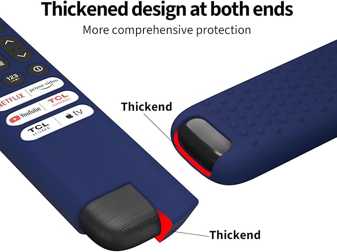 Silicone Remote Cover for TCL RC813 FMB1, Case Sleeve for TCL Remote RC813 FMB1 - Image 4