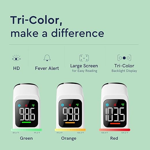 Touchless Thermometer for Adults and Kids, Fast Accurate Thermometer - Image 3