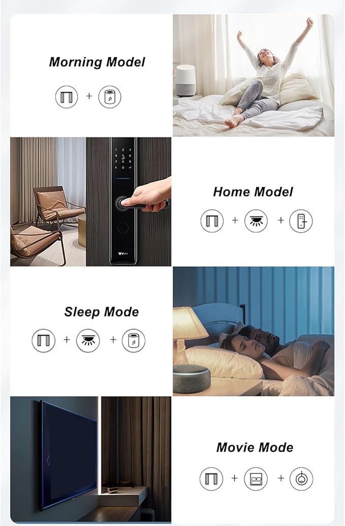 Changor Smart Curtain Opener, Automatic Remote Control Voice Compatible Curtain - Image 5