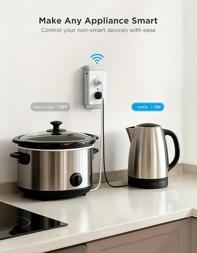 Govee Smart Plug Outlet Extender, 3-Sided Smart Power Strips - Image 8