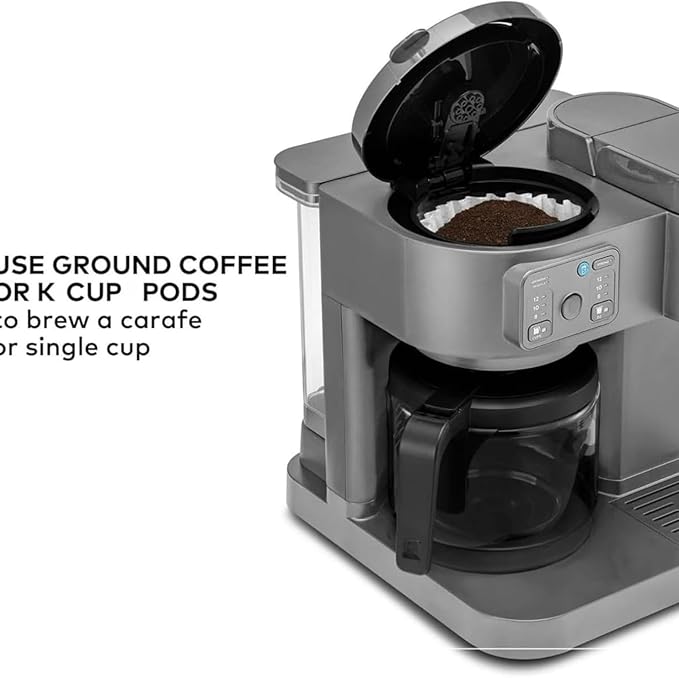 K Duo Coffee Maker for Hot and Iced Drinks, Single Serve KCup Pod Brewer and 12 - Image 4