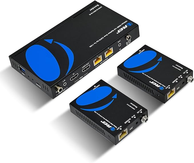 OREI 1x2 HDMI Extender Splitter 4K by Multiple Over Single Cable CAT6/7 4K@60Hz by OREI