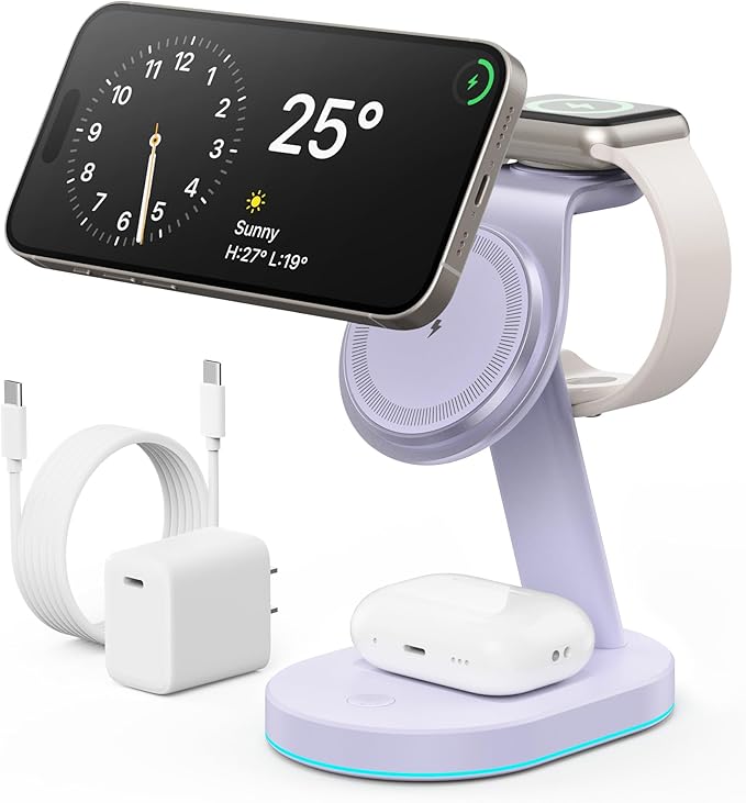 3 in 1 Wireless Charger Charging Station by AONIMI