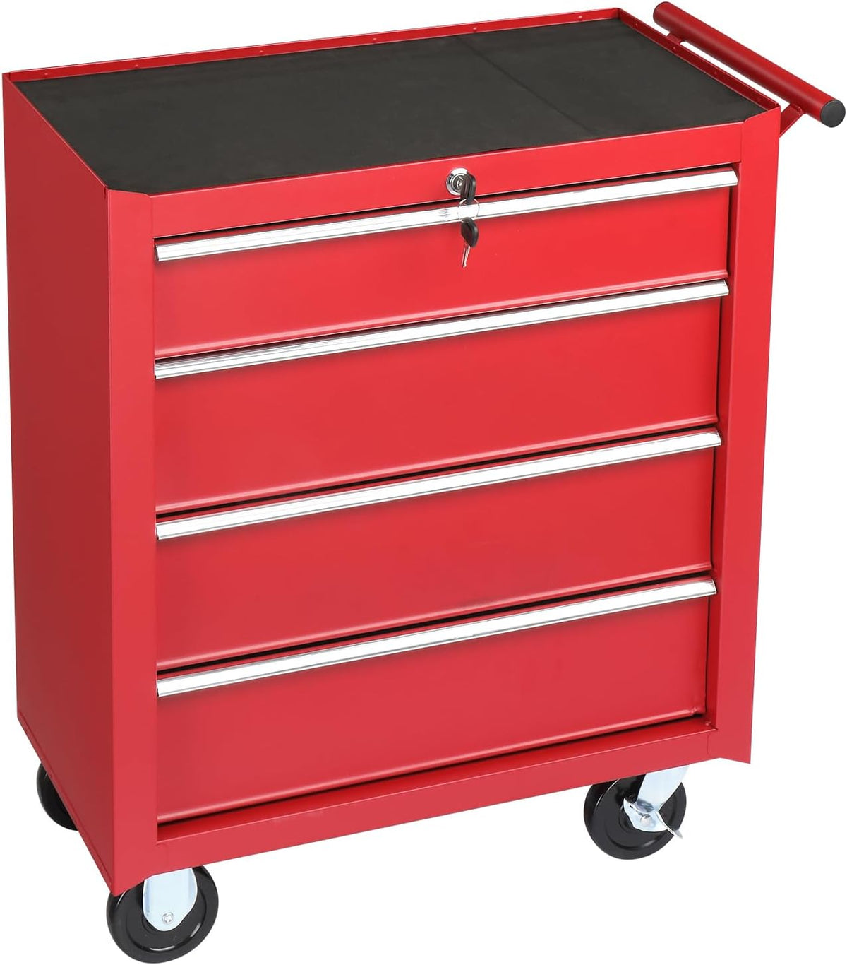 winado 4 drawer rolling tool cabinet, lockable steel, main product view