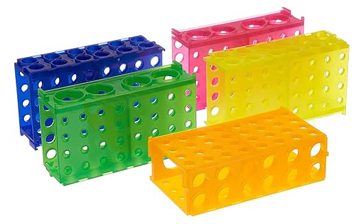 Heathrow Scientific HS29022G Interlocking 4 Way Tube Rack, Polypropylene - Image 4