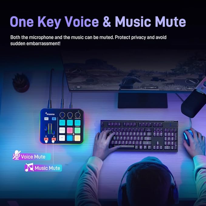 MAONO Gaming Audio Mixer, Audio Interface - Image 5