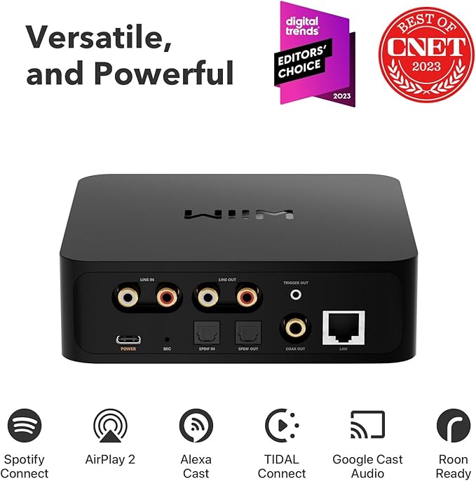 WiiM Pro AirPlay 2 Receiver, Google Cast Audio, WiFi Multiroom Streamer - Image 2