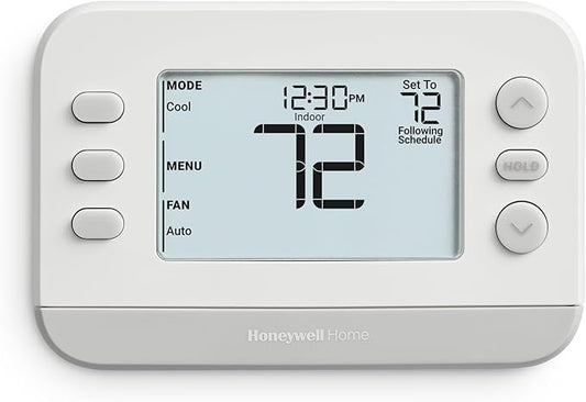 New! Honeywell Home Programmable Thermostat, Single-Stage, 1 Heat/1 Cool by HoneywellHome