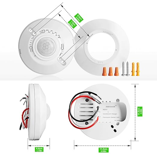 RAYZEEK 360 Degree Ceiling Mount Occupancy Sensor Switch, High Sensitive - Image 9