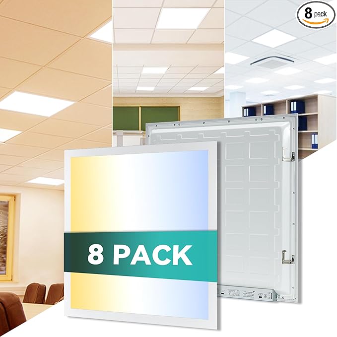 VocgoUU 8 Pack 2x2 LED Flat Panel Light by VocgoUULighting