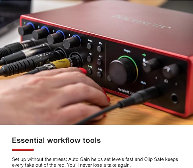 Focusrite Scarlett 18i16 4th Gen USB Audio Interface, - Image 5