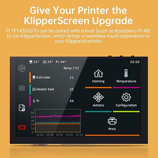 BIGTREETECH Upgrade PITFT50 V2.1 Graphic Smart Display DSI Interface 5 inch LCD - Image 2