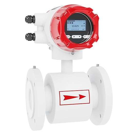 Electromagnetic Flow Meter, High-Precision Industrial Flowmeter Digital Display by Supmea