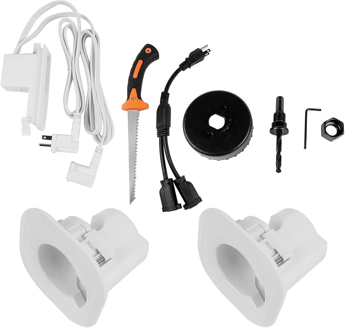 Flynsu in-Wall Cable & Power Management Kit, TV Cord Concealer & Power Kit - Image 5