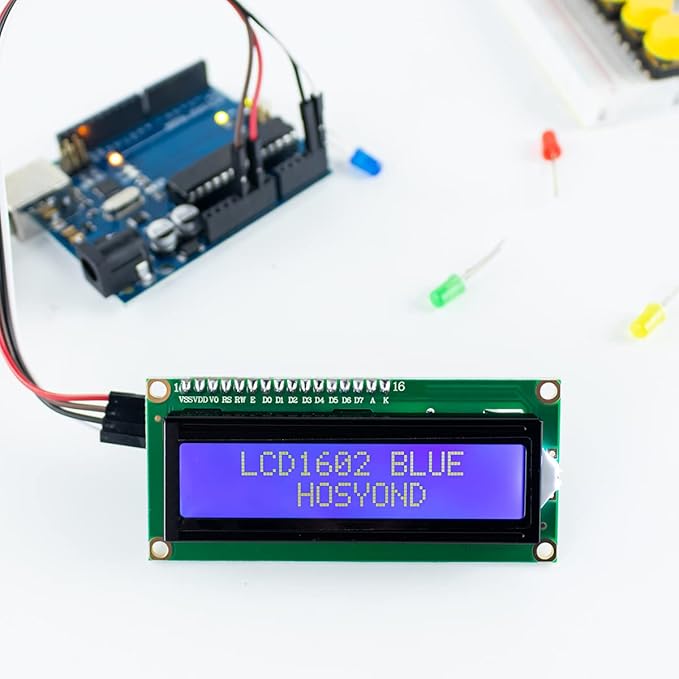 Hosyond 3pcs I2C IIC 1602 LCD Display Module 16x02 LCD Screen Module - Image 4
