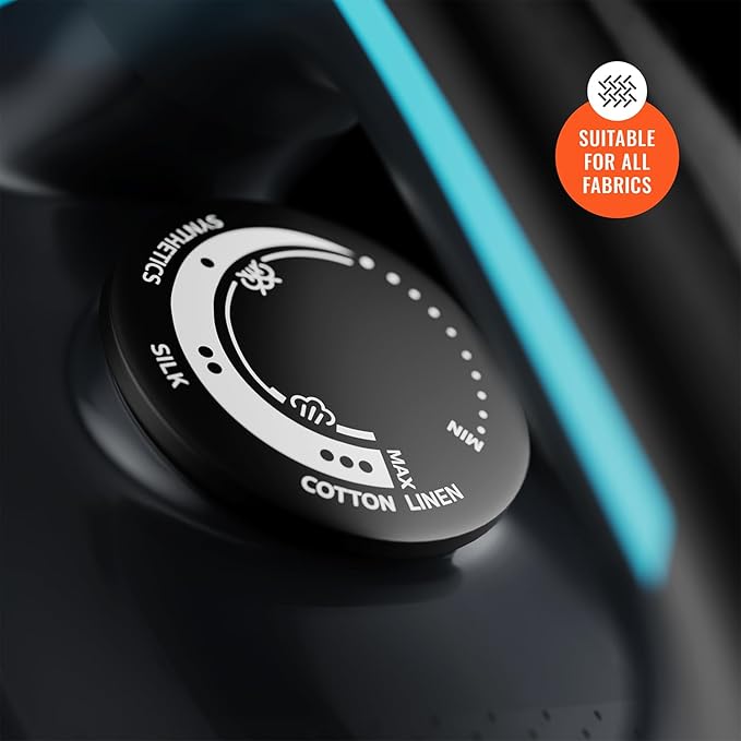 Pursteam SteamBurst+ 1750W Steam Iron, Ceramic Soleplate, Adjustable Steam - Image 7
