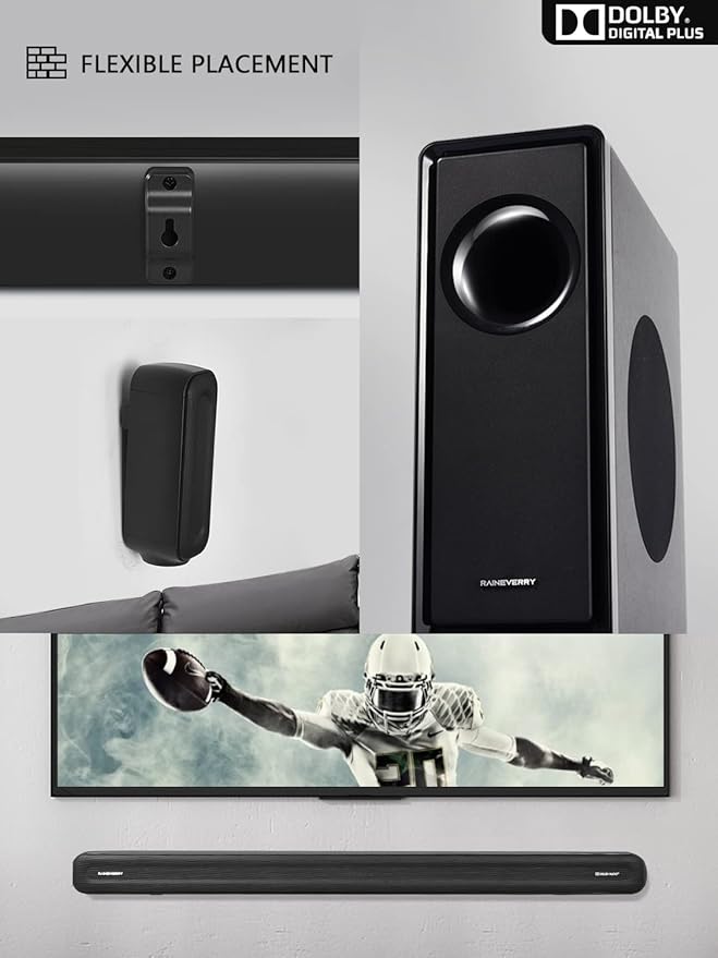 5.1 CH Surround Sound Bar with Dolby Audio, Sound Bars - Image 6