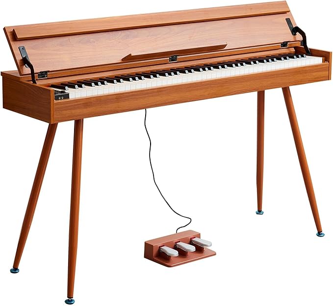 KUMENG Digital Piano 88 Key Weighted Keyboard, Full-Size Desk Progressive by Unknown